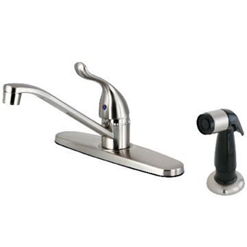 Restorers Yosemite FB557YL Single 8 Inch Kitchen Faucet & Sprayerimage