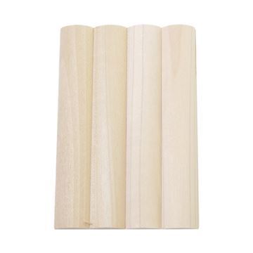 Restorers 3/4 Inch Half Round Solid Wood Tambour Panelimage