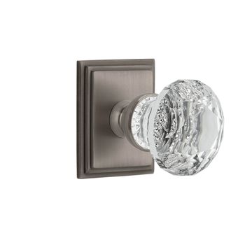 Grandeur Carre Concealed Screw Interior Set - Brilliant Crystal Knobimage