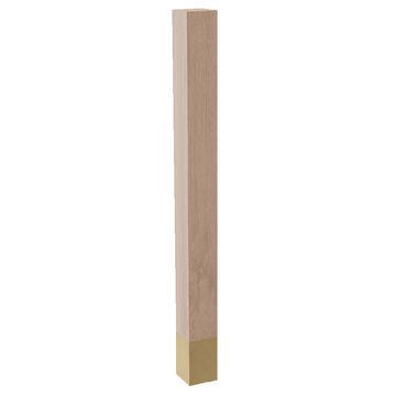 Designs of Distinction 3 x 35 1/4 Square Column - Tall Polished Brassimage