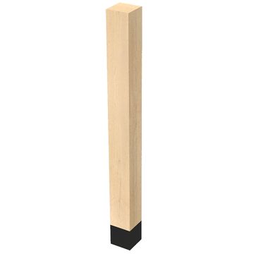 Designs of Distinction 4 x 42 1/4 Square Column - Flat Blackimage