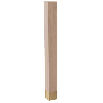 Designs of Distinction 4 x 42 1/4 Square Column - Polished Brassimage