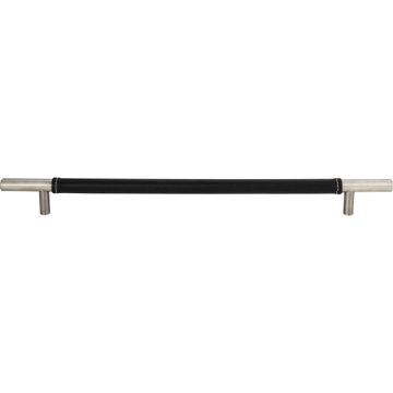 Atlas Homewares Zanzibar Black Leather Cabinet Pullimage