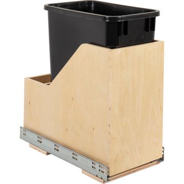 Hardware Resources Single 35 Qt Wood Soft Close Hinge Door Vanity Trash Rolloutimage