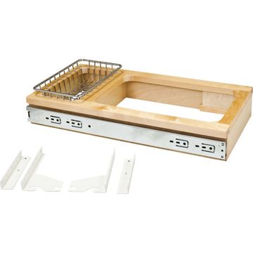 Hardware Resources Single 50 Quart Top Mount Trashcan Pulloutimage