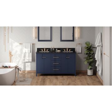 Jeffrey Alexander Hale Blue Katara Double Vanity & Black Graniteimage