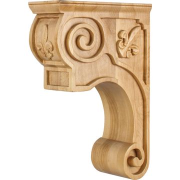 Legacy Heritage 11 3/4 Inch Scrolled Fleur De Lis Corbelimage
