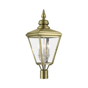 Livex Lighting Adams Outdoor Large Post Top Lanternimage
