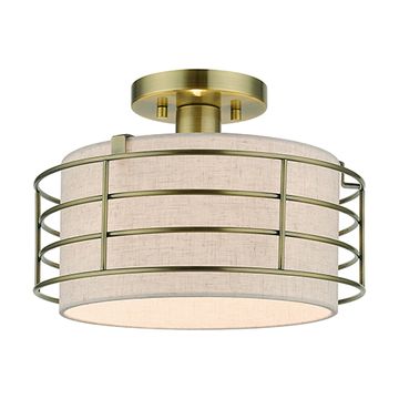Livex Lighting Blanchard Medium Semi Flush Ceiling Lightimage