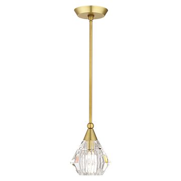 Livex Lighting Brussels Crystal Single Pendantimage