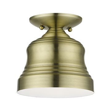 Livex Lighting Endicott Petite Bell Semi Flush Ceiling Lightimage