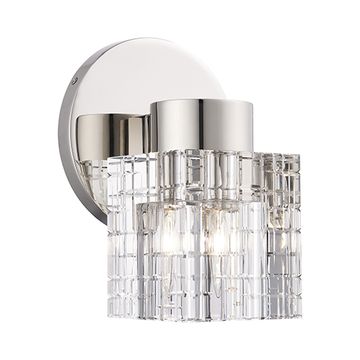 Livex Lighting Rotterdam Crystal Single Wall Sconceimage
