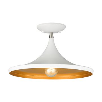 Livex Lighting Waldorf Semi Flush Ceiling Lightimage