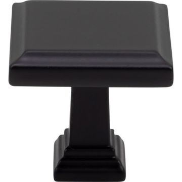 DesignPerfect 1 3/16 Inch Square Transitional Cabinet Knobimage