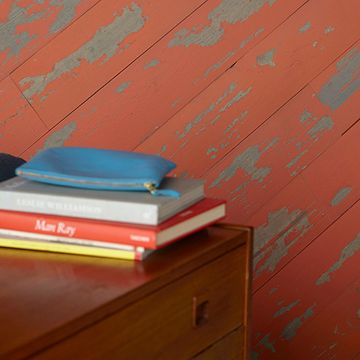 Timeline Skinnies New Orange Solid Wood Wall Panelingimage