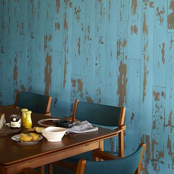 Timeline Skinnies Blue Chalk Solid Wood Wall Panelingimage
