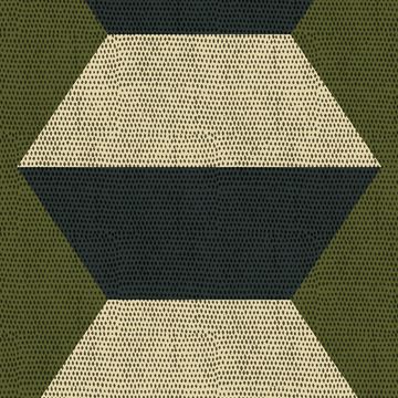 Mitchell Black Infinity Blocks Olive Taupe Wallpaperimage