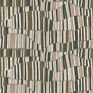 Mitchell Black Jamaican Waves Olive Blush Wallpaperimage