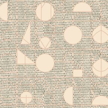 Mitchell Black Kali Olive & Peach Wallpaperimage