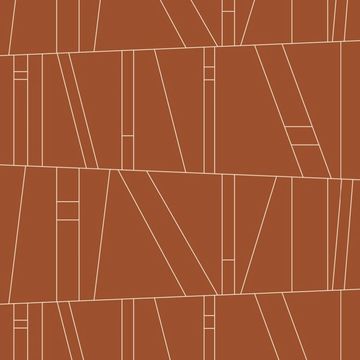 Mitchell Black Kazi Terracotta Wallpaperimage