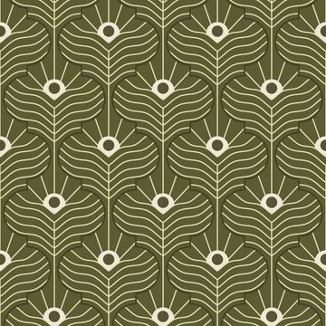 Mitchell Black Moroccan Peacock Olive Wallpaperimage