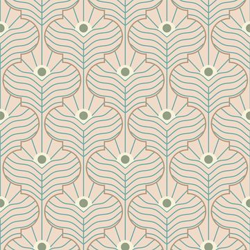 Mitchell Black Moroccan Peacock Pink Sands Wallpaperimage