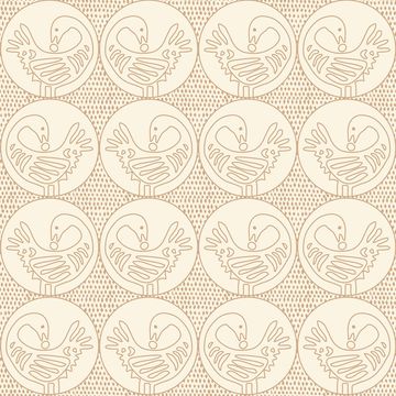 Mitchell Black Sankofa Clay Linen Wallpaperimage