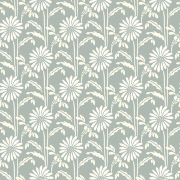 Mitchell Black Woodland Bloom Powder Ash Wallpaperimage