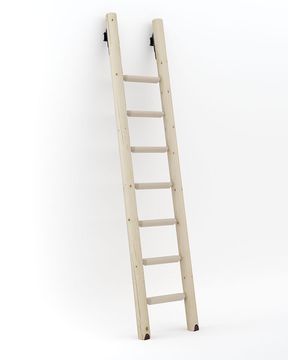 Putnam White Washed Pine Loft Ladderimage