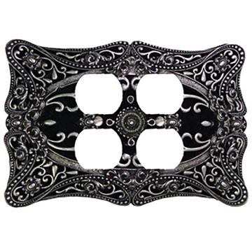 Carpe Diem Acanthus Double Duplex Switch Plateimage