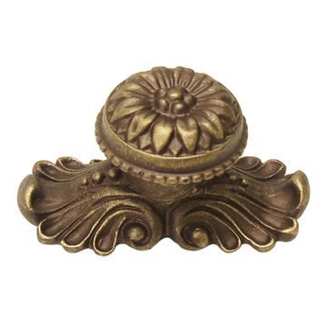 Carpe Diem Acanthus Large Flared Foot Cabinet Knob & Medium Backplateimage