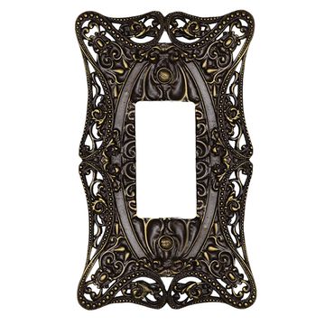 Carpe Diem Acanthus Single Rocker GFI Switch Plateimage