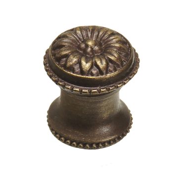 Carpe Diem Acanthus Small Cabinet Knob with Flared Footimage