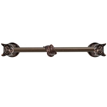 Carpe Diem Bear Smooth Long Cabinet Pull with Fish Center Braceimage