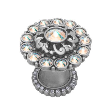 Carpe Diem Cache Halo Knob with Aurore Boreale Swarovski Crystalsimage