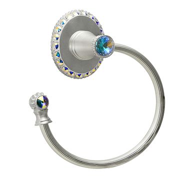 Carpe Diem Cache II Chrysalis Swing Towel Ring - Aurore Swarovskiimage