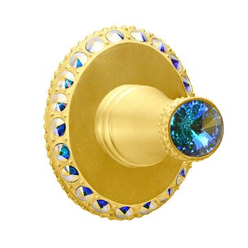 Carpe Diem Cache II Large Escutcheon Towel Hook - Aurore Swarovskiimage