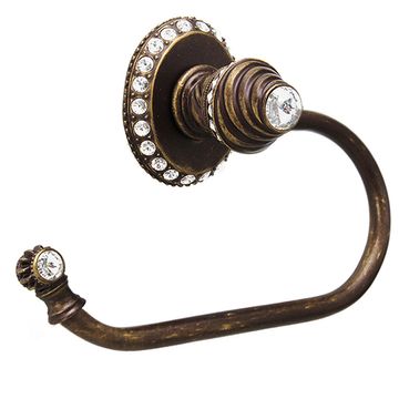 Carpe Diem Cache II Large Smooth Swing Tissue Ring - Clear Swarovskiimage