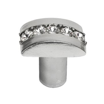Carpe Diem Cache Rectangle Knob - Clear Swarovski Crystalsimage