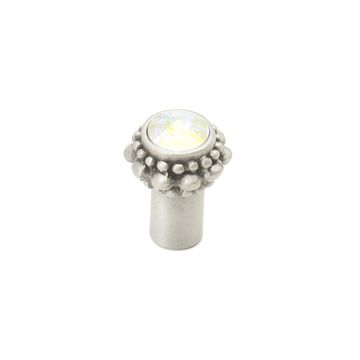 Carpe Diem Cache Small Round Knob - Aurore Boreale Swarovskiimage