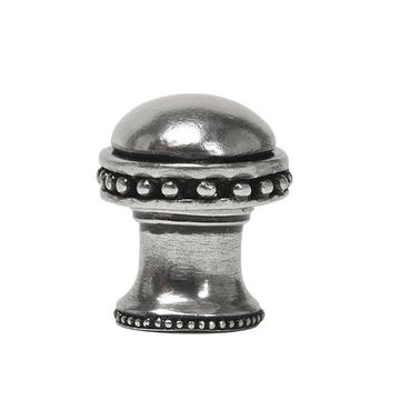 Carpe Diem Classic Beaded Medium Round Knob with Flared Footimage