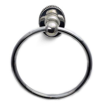 Carpe Diem Classic Beaded Reeded Full Towel Ringimage