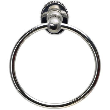 Carpe Diem Classic Beaded Smooth Full Towel Ringimage
