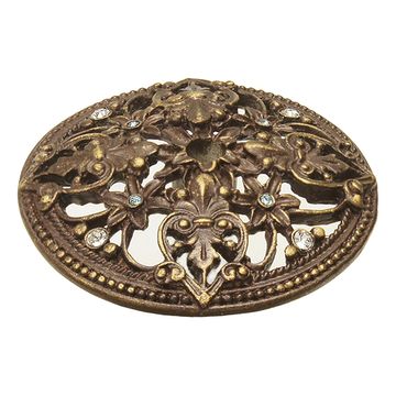 Carpe Diem Juliane Grace Escutcheon with Aquamarine Crystalsimage