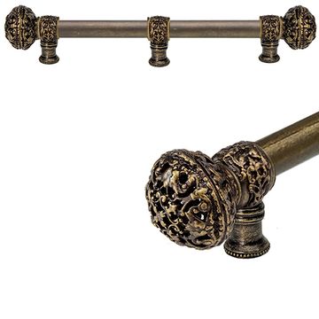 Carpe Diem Juliane Grace Large Finial Smooth Pull with Center Braceimage