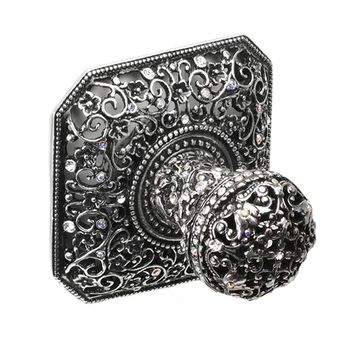 Carpe Diem Juliane Grace Towel Hook - Aurore Boreale Swarovski Crystalimage