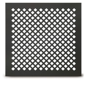 Architectural Grille Clover Leaf Perforated Grille Cabinet Panel Insertimage