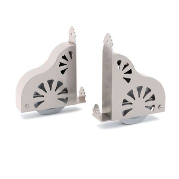 Quiet Glide Library Ladder Traditional Braking Bottom Wheel Assemblyimage