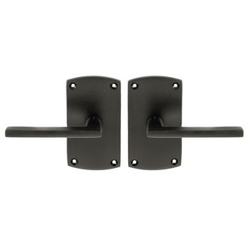 Forever Hardware Arch Plate and Square Lever Passage Door Setimage