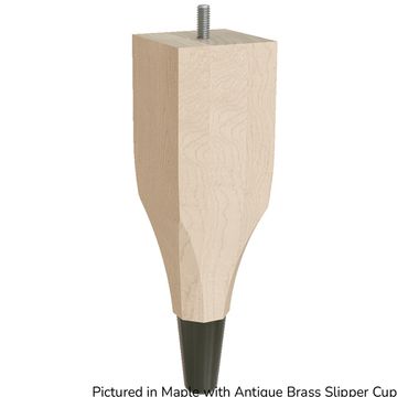 Designs of Distinction 9 Inch Calla Foot - Antique Brass Slipper Cupimage